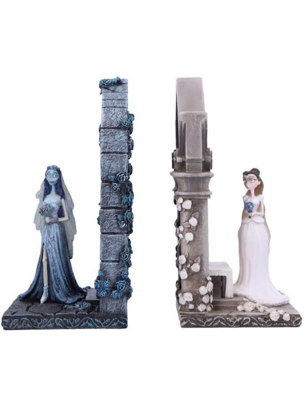 Gothic Corpse Bride Bookends - Unique Movie Collectibles, Timeless Home Decor